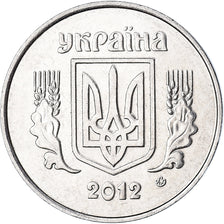 Coin, Ukraine, 5 Kopiyok, 2012, AU(55-58), Stainless Steel, KM:7