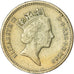 Moneta, Wielka Brytania, Elizabeth II, Pound, 1988, VF(30-35), Mosiądz niklowy