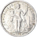 Coin, New Caledonia, Franc, 1988, Paris, EF(40-45), Aluminum, KM:10, Lecompte:49