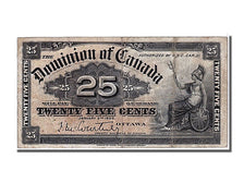 Banknote, Canada, 25 Cents, 1900, EF(40-45)