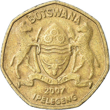 Coin, Botswana, Pula, 2007, British Royal Mint, EF(40-45), Nickel-brass, KM:24