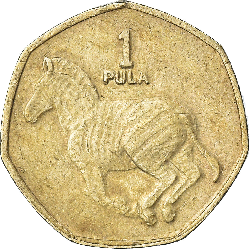 Coin, Botswana, Pula, 2007, British Royal Mint, EF(40-45), Nickel-brass, KM:24