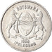 Coin, Botswana, 50 Thebe, 1998, British Royal Mint, VF(30-35), Nickel plated