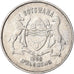 Moeda, Botsuana, 50 Thebe, 1998, British Royal Mint, VF(20-25), Aço Niquelado