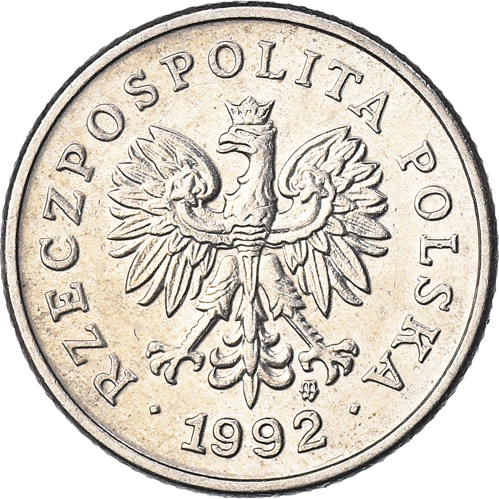Münze, Polen, 20 Groszy, 1992, Warsaw, VZ, Kupfer-Nickel, KM:280