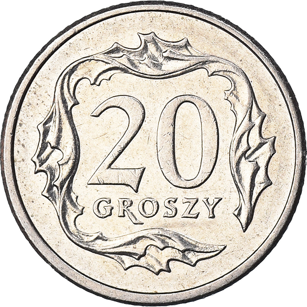 Münze, Polen, 20 Groszy, 1992, Warsaw, VZ, Kupfer-Nickel, KM:280