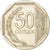 Munten, Peru, 50 Centimos, 2002, Lima, ZF, Copper-Nickel-Zinc, KM:307.4