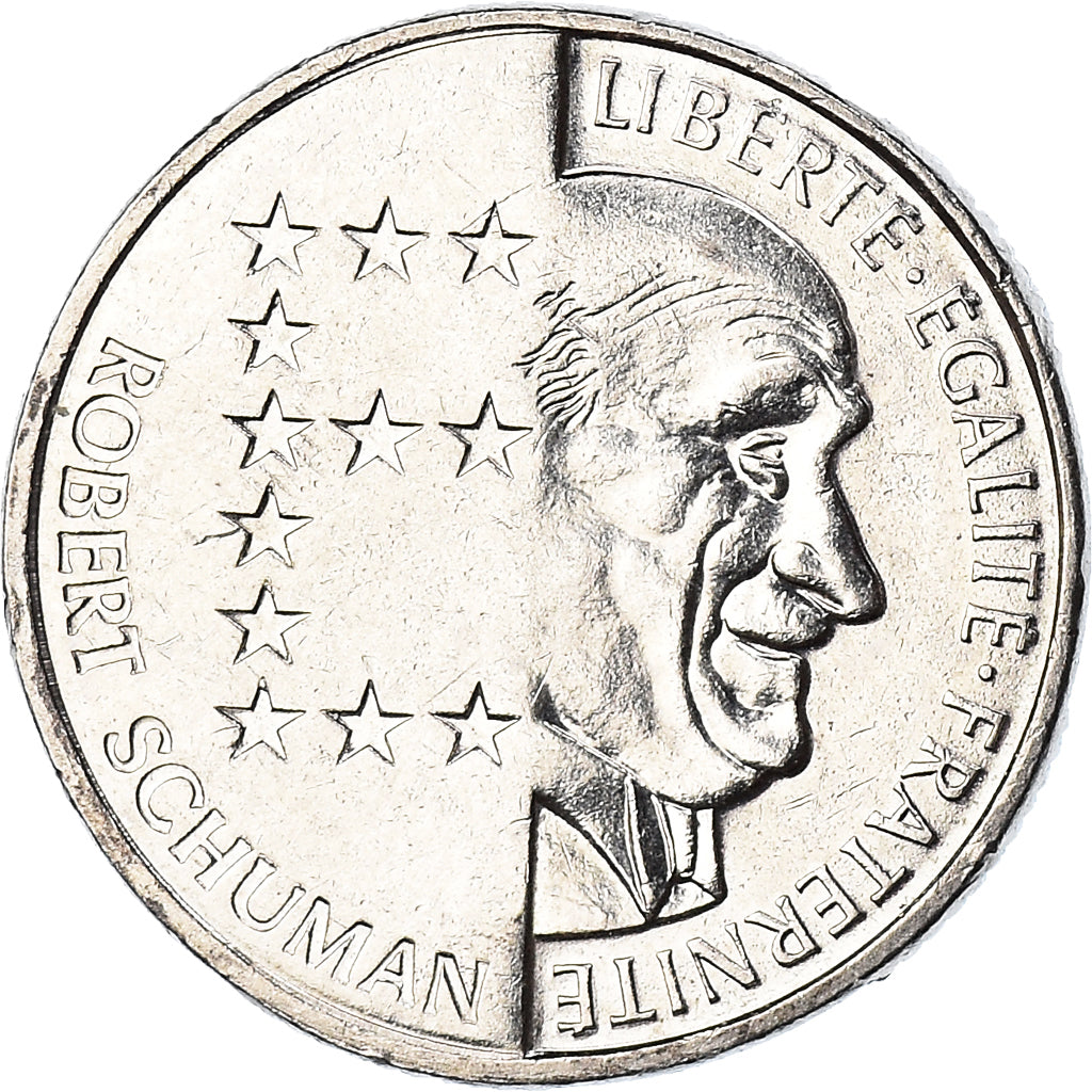 Moeda, França, 10 Francs, 1986, Paris, EF(40-45), Prata, KM:958a, Gadoury:825