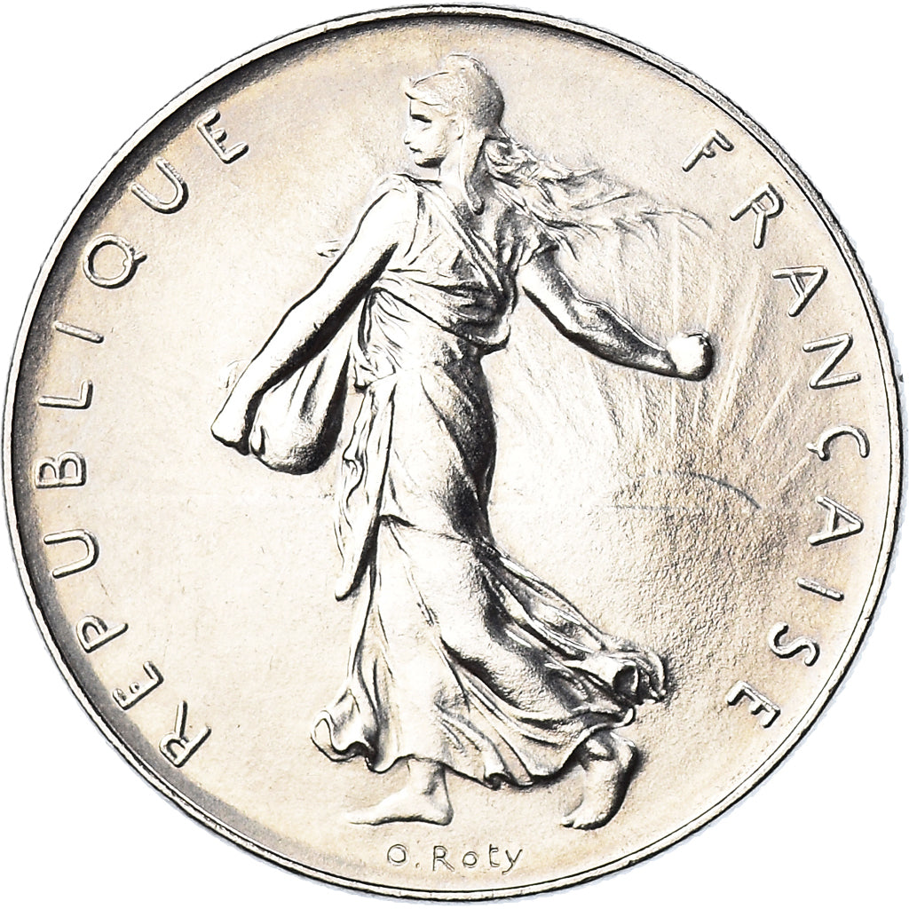 Moeda, França, Semeuse, Franc, 1980, Paris, MS(63), Níquel, KM:925.1