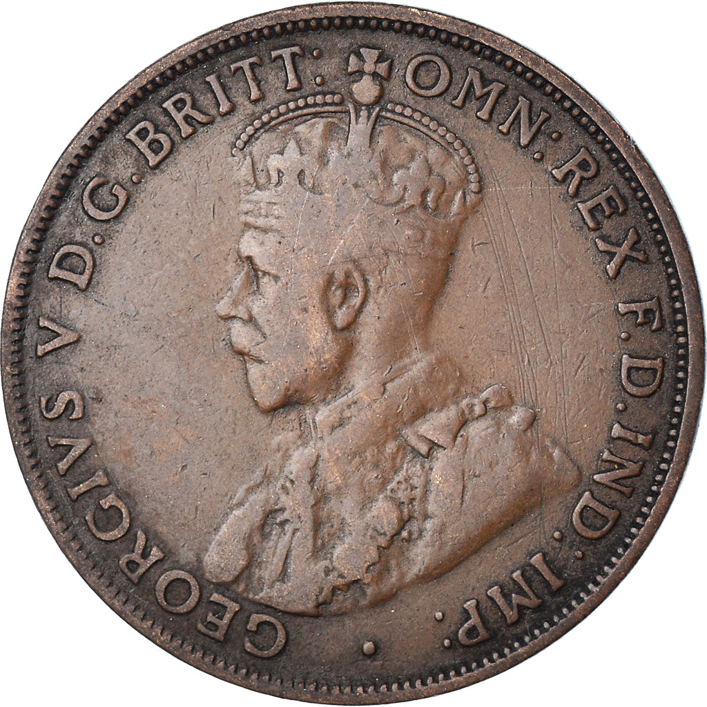Coin, Australia, George V, Penny, 1916, VF(30-35), Bronze, KM:23
