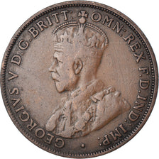Coin, Australia, George V, Penny, 1916, VF(30-35), Bronze, KM:23