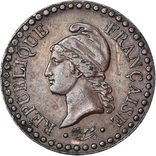 Moeda, França, Dupré, Centime, 1848, Paris, EF(40-45), Bronze, KM:754