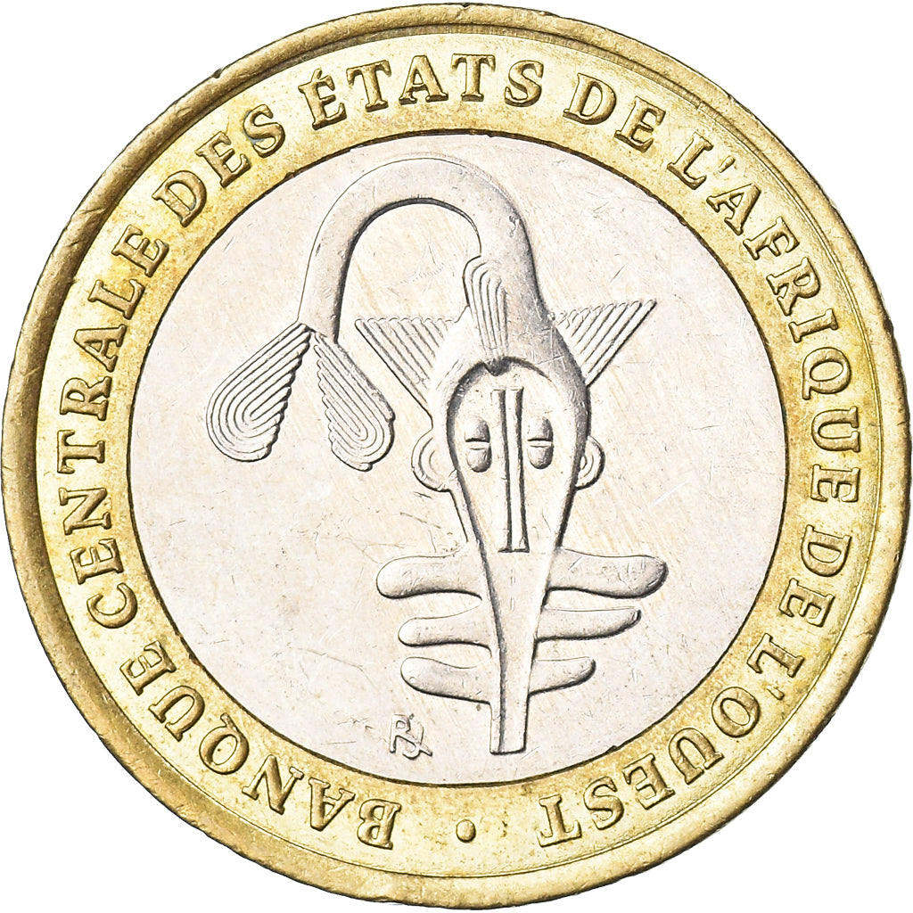 Münze, West African States, 500 Francs, 2004, SS, Bi-Metallic, KM:15