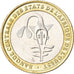 Münze, West African States, 500 Francs, 2004, SS, Bi-Metallic, KM:15