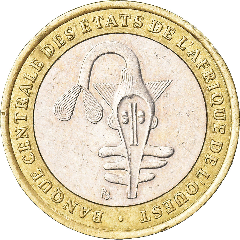 Moneta, Stati dell'Africa occidentale, 500 Francs, 2004, BB, Bi-metallico, KM:15