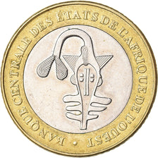 Coin, West African States, 500 Francs, 2003, Paris, EF(40-45), Bi-Metallic