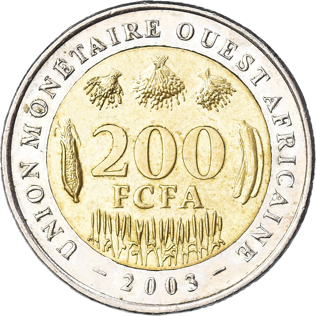 Moneta, Stati dell'Africa occidentale, 200 Francs, 2003, Paris, BB