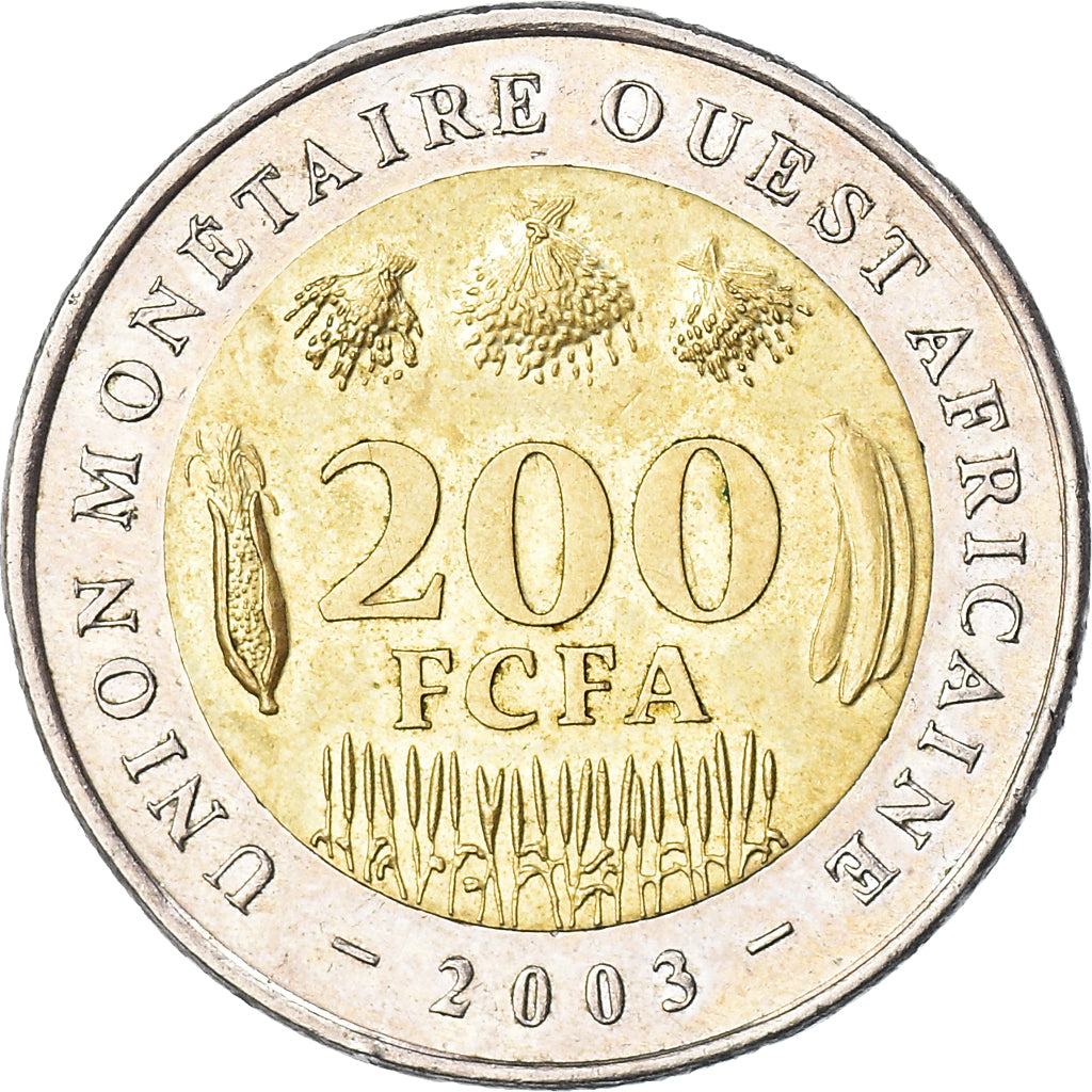 Moneta, Kraje Afryki Zachodniej, 200 Francs, 2003, Paris, EF(40-45)