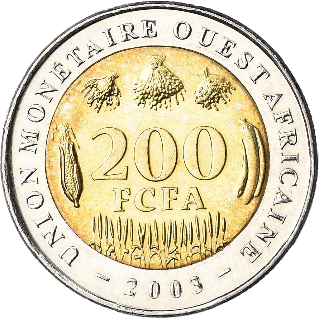 Moneda, Estados del África Occidental, 200 Francs, 2003, Paris, MBC+