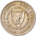 Coin, Cyprus, 25 Mils, 1974, EF(40-45), Copper-nickel, KM:40