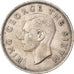 Moneda, Nueva Zelanda, George VI, Florin, 1950, MBC, Cobre - níquel, KM:18