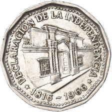 Moneta, Argentina, 10 Pesos, 1966, EF(40-45), Nikiel powlekany stalą, KM:62