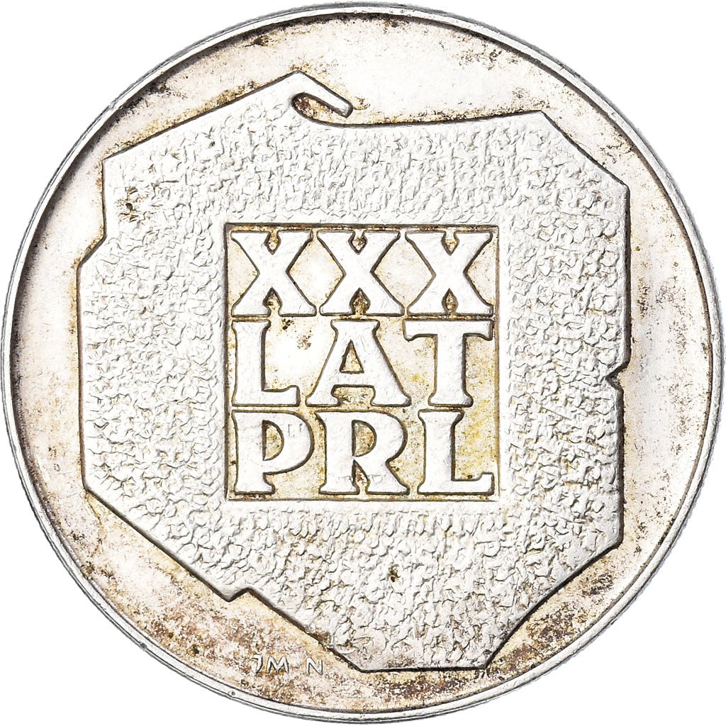 Coin, Poland, 200 Zlotych, 1974, Warsaw, EF(40-45), Silver, KM:72