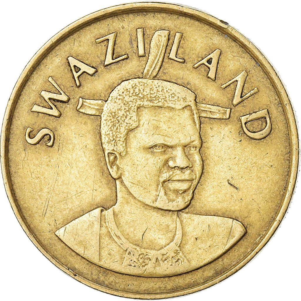 Coin, Swaziland, King Msawati III, 5 Cents, 1998, British Royal Mint, EF(40-45)