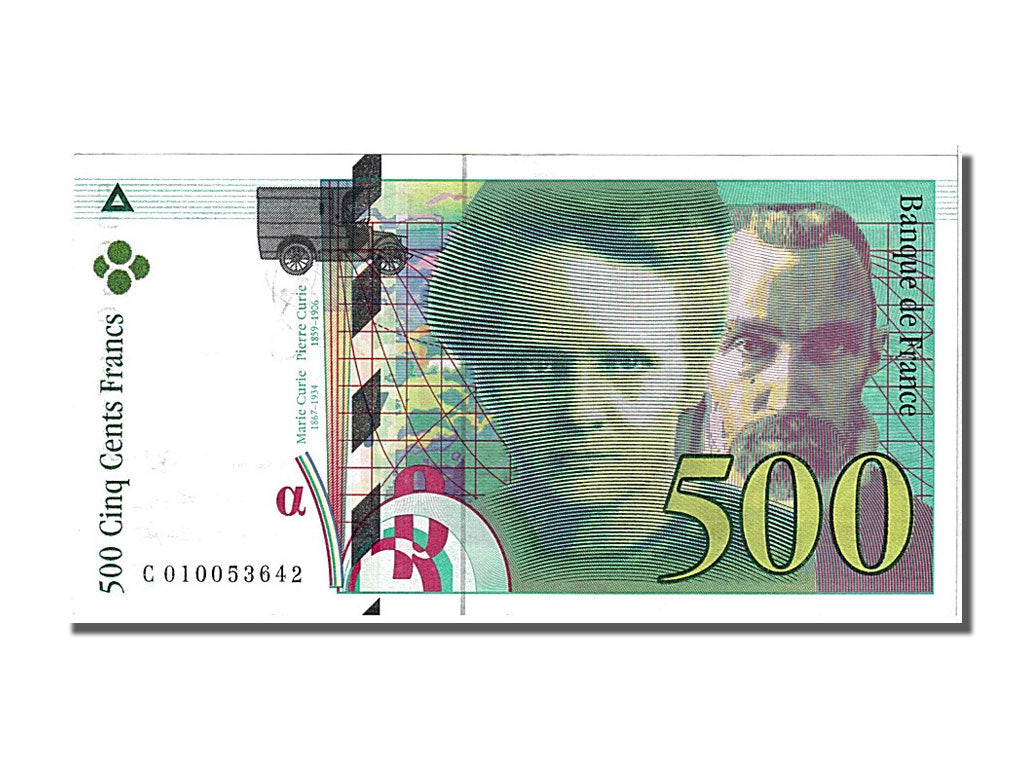 France, 500 Francs, 500 F 1994-2000 ''Pierre et Marie Curie'', 1994, KM #160a,..