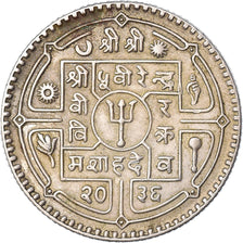 Coin, Nepal, SHAH DYNASTY, Birendra Bir Bikram, Rupee, 1979, AU(50-53)