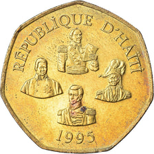 Monnaie, Haïti, 5 Gourdes, 1995, TTB, Brass plated steel, KM:156