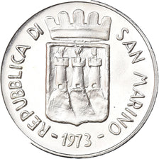 Coin, San Marino, 500 Lire, 1973, FDC, MS(65-70), Silver, KM:29