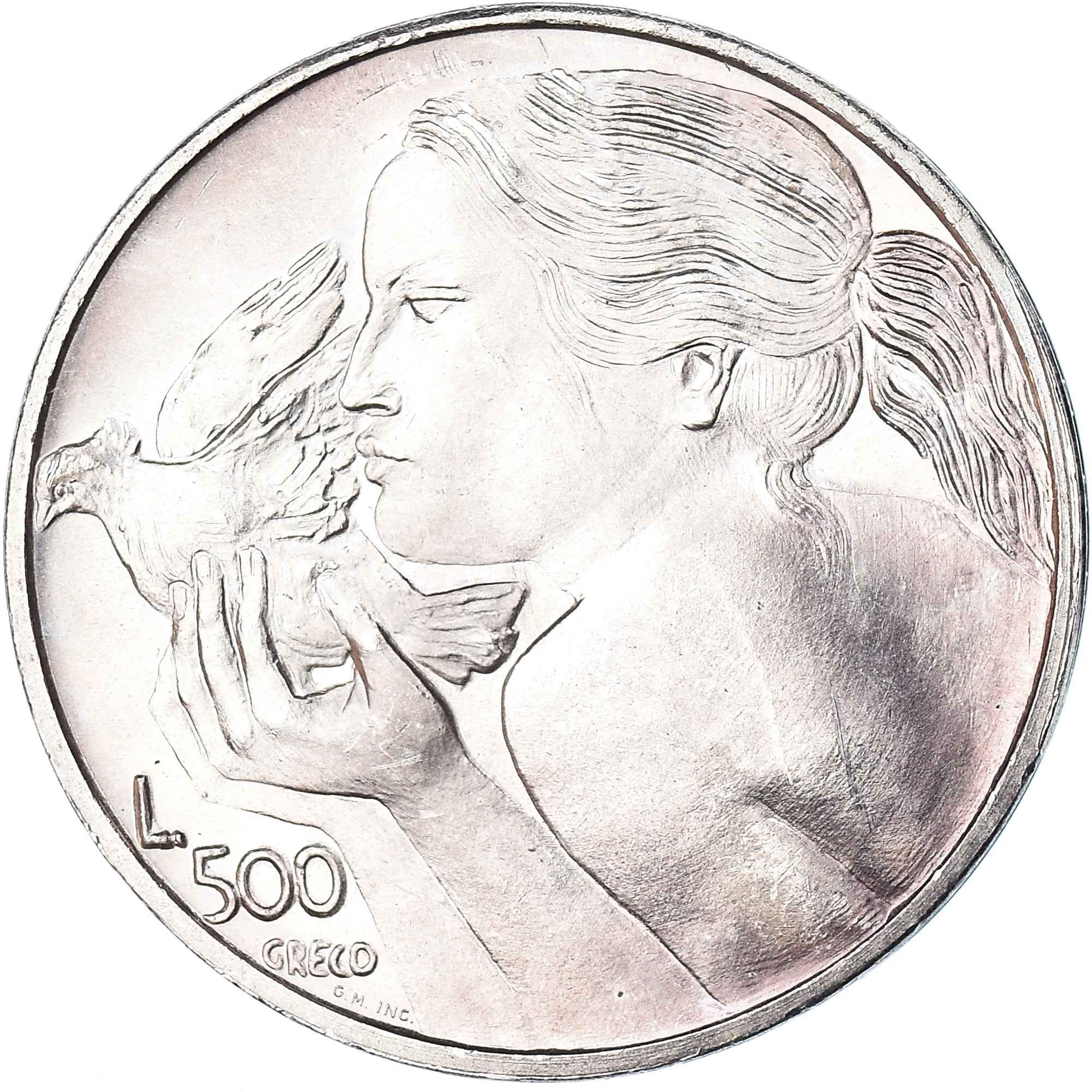 Coin, San Marino, 500 Lire, 1973, FDC, MS(65-70), Silver, KM:29