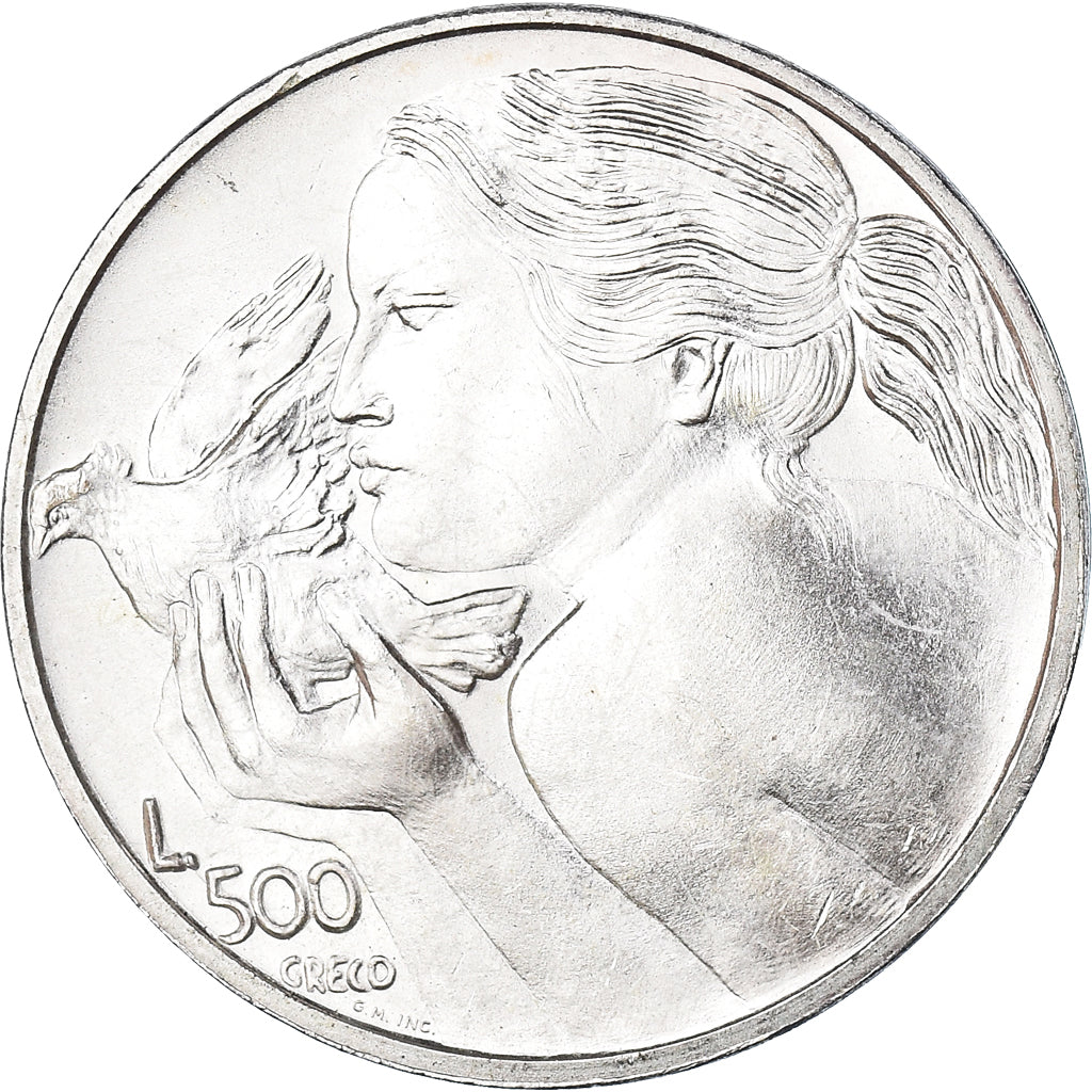 Coin, San Marino, 500 Lire, 1973, FDC, MS(65-70), Silver, KM:29