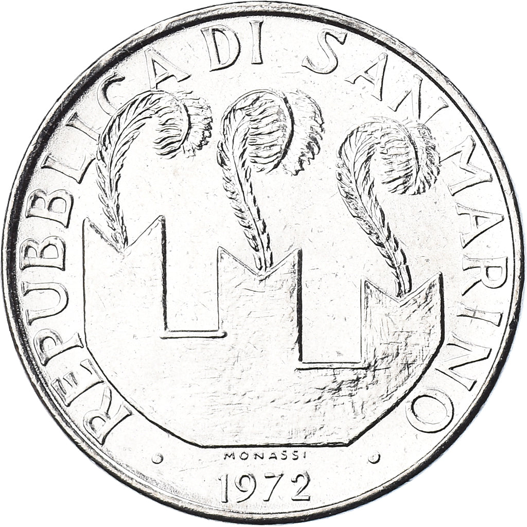 Moneda, San Marino, 50 Lire, 1972, Rome, FDC, FDC, Acero, KM:19
