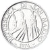 Coin, San Marino, 5 Lire, 1974, Rome, FDC, MS(65-70), Aluminum, KM:32