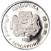 Coin, Singapore, 5 Cents, 1988, Singapore Mint, BE, MS(65-70), Silver, KM:50a