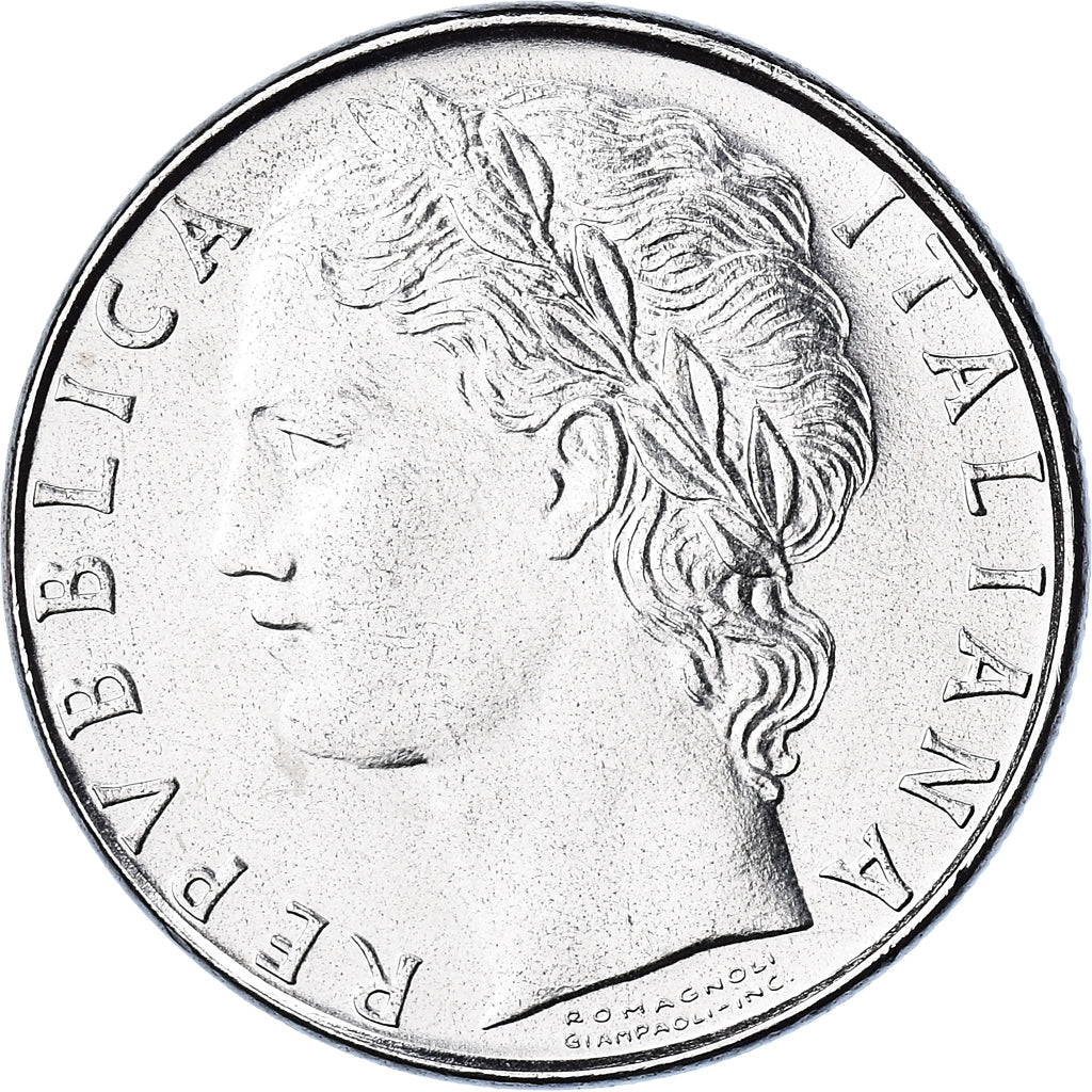 Coin, Italy, 100 Lire, 1985, Rome, BU, MS(65-70), Stainless Steel, KM:96.1