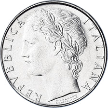 Coin, Italy, 100 Lire, 1985, Rome, BU, MS(65-70), Stainless Steel, KM:96.1