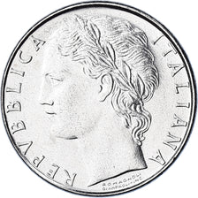 Moeda, Itália, 100 Lire, 1985, Rome, BU, MS(65-70), Aço Inoxidável, KM:96.1