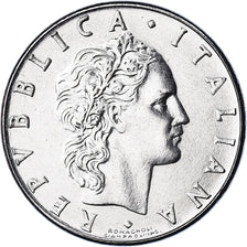 Moneta, Włochy, 50 Lire, 1985, Rome, BU, MS(65-70), Stal nierdzewna, KM:95.1
