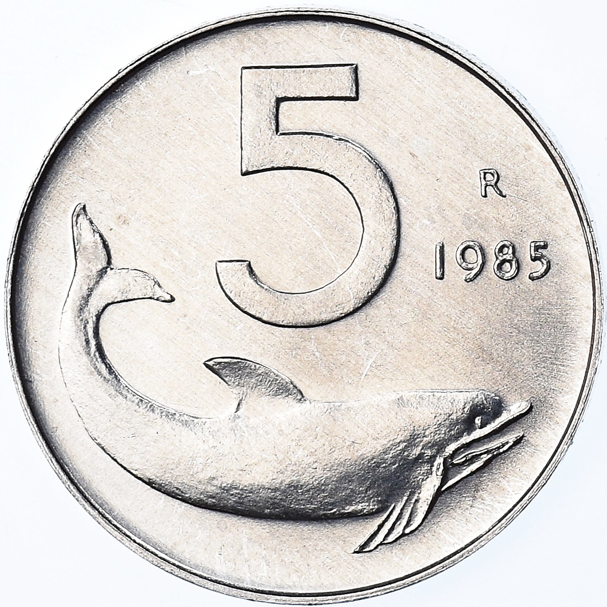 Munten, Italië, 5 Lire, 1985, Rome, BU, FDC, Aluminium, KM:92