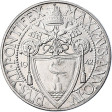 Moneta, CITTÀ DEL VATICANO, Pius XII, 2 Lire, 1942, Roma, SPL, Acciaio