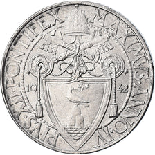 Coin, VATICAN CITY, Pius XII, 50 Centesimi, 1942, Roma, MS(63), Stainless Steel