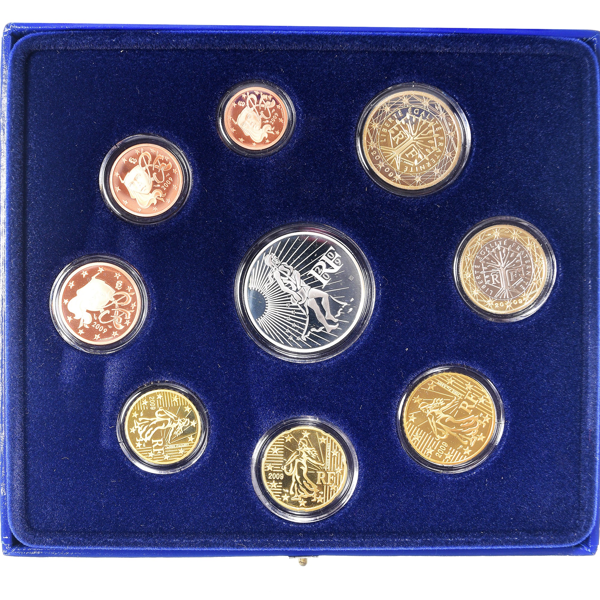 Frankrijk, Parijse munten, Proof Set Euro, 2009, Paris, FDC.BE, FDC, n.v.t.