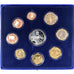 France, Monnaie de Paris, Proof Set Euro, 2009, Paris, FDC.BE, MS(65-70)