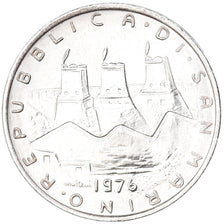 Coin, San Marino, 500 Lire, 1976, Rome, FDC, MS(65-70), Silver, KM:58