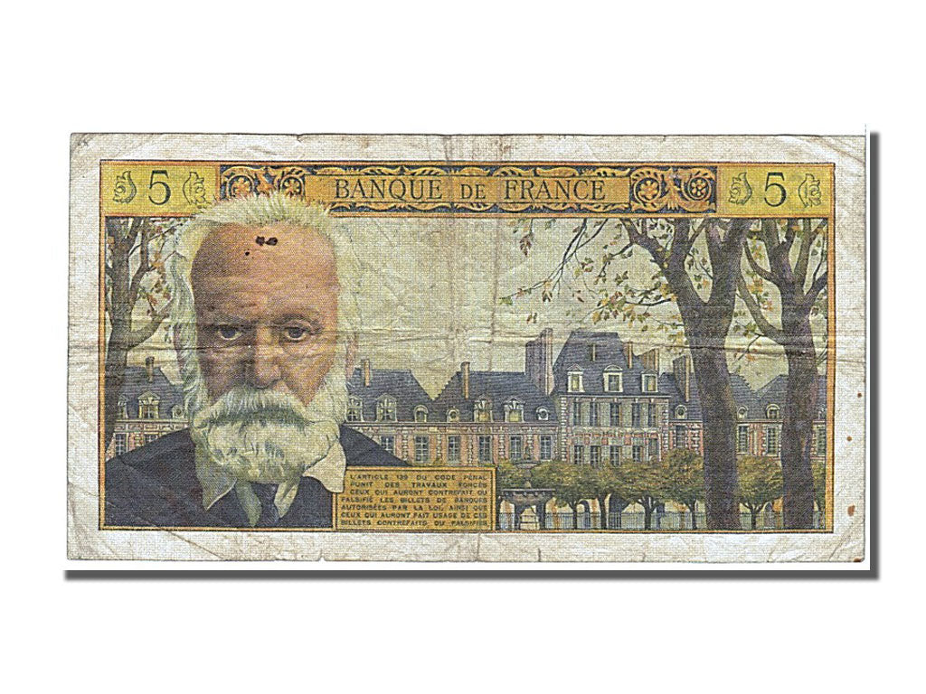 5 Nouveaux Francs type Victor Hugo