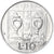 Moneda, San Marino, 10 Lire, 1979, Rome, SC, Aluminio, KM:92