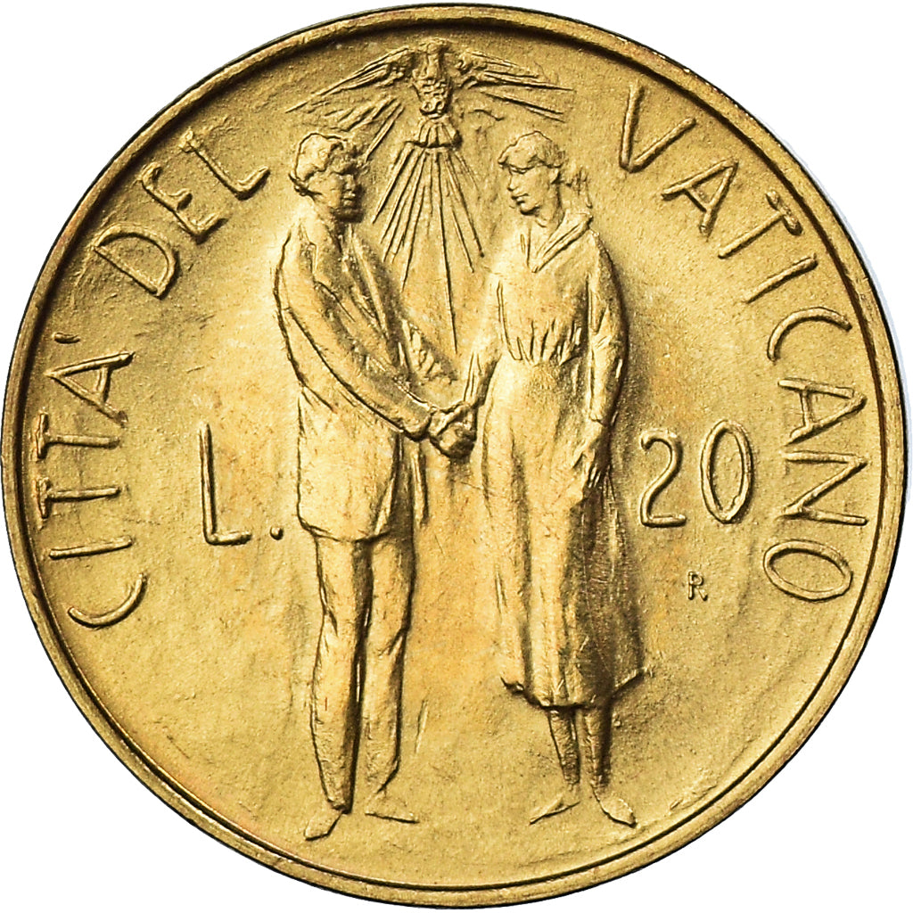 Moneta, CITTÀ DEL VATICANO, John Paul II, 20 Lire, 1982, Roma, FDC, FDC